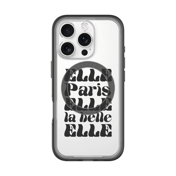 スリムプロテクションプレミアムケース with MagSafe［ ELLE - ELLE Paris ］