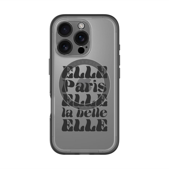 スリムプロテクションプレミアムケース with MagSafe［ ELLE - ELLE Paris ］