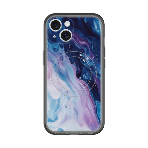 スリムプロテクションプレミアムケース with MagSafe［ Color Rain - オリジナル - Twilight Ink ］