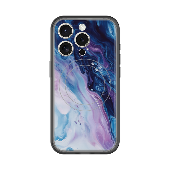スリムプロテクションプレミアムケース with MagSafe［ Color Rain - オリジナル - Twilight Ink ］