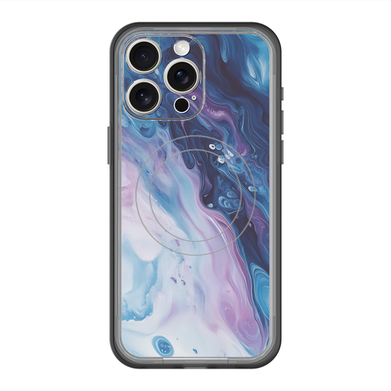 スリムプロテクションプレミアムケース with MagSafe［ Color Rain - オリジナル - Twilight Ink ］