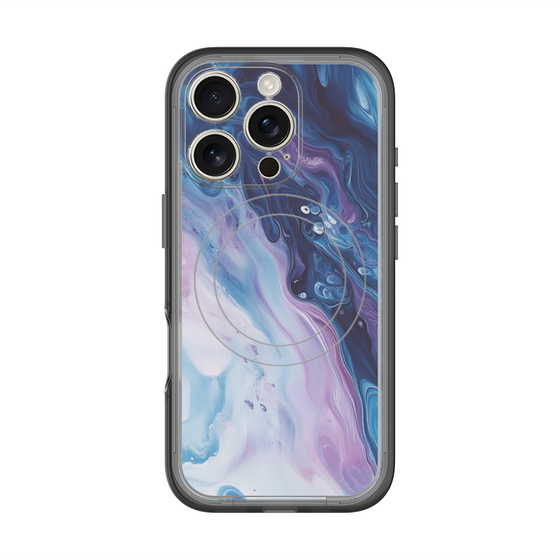 スリムプロテクションプレミアムケース with MagSafe［ Color Rain - オリジナル - Twilight Ink ］