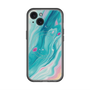 スリムプロテクションプレミアムケース with MagSafe［ Color Rain - オリジナル - Serene Wave ］