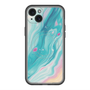 スリムプロテクションプレミアムケース with MagSafe［ Color Rain - オリジナル - Serene Wave ］