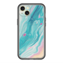 スリムプロテクションプレミアムケース with MagSafe［ Color Rain - オリジナル - Serene Wave ］