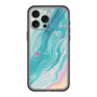 スリムプロテクションプレミアムケース with MagSafe［ Color Rain - オリジナル - Serene Wave ］