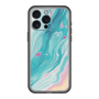 スリムプロテクションプレミアムケース with MagSafe［ Color Rain - オリジナル - Serene Wave ］