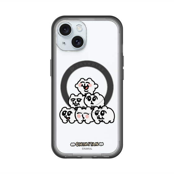 スリムプロテクションプレミアムケース with MagSafe［ ちみたん - ピラミッド ］