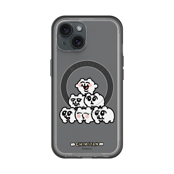 スリムプロテクションプレミアムケース with MagSafe［ ちみたん - ピラミッド ］