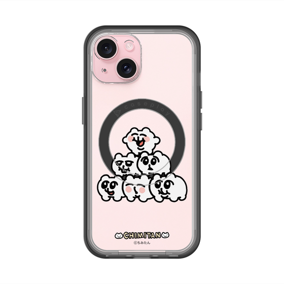スリムプロテクションプレミアムケース with MagSafe［ ちみたん - ピラミッド ］