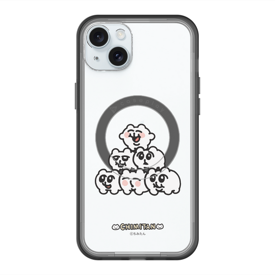 スリムプロテクションプレミアムケース with MagSafe［ ちみたん - ピラミッド ］