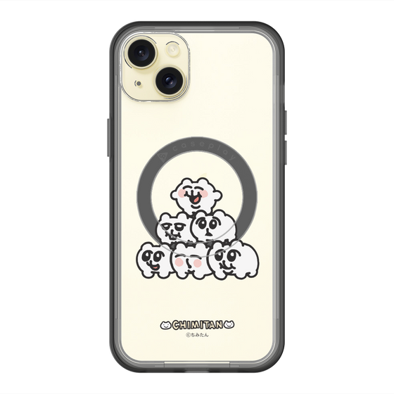 スリムプロテクションプレミアムケース with MagSafe［ ちみたん - ピラミッド ］