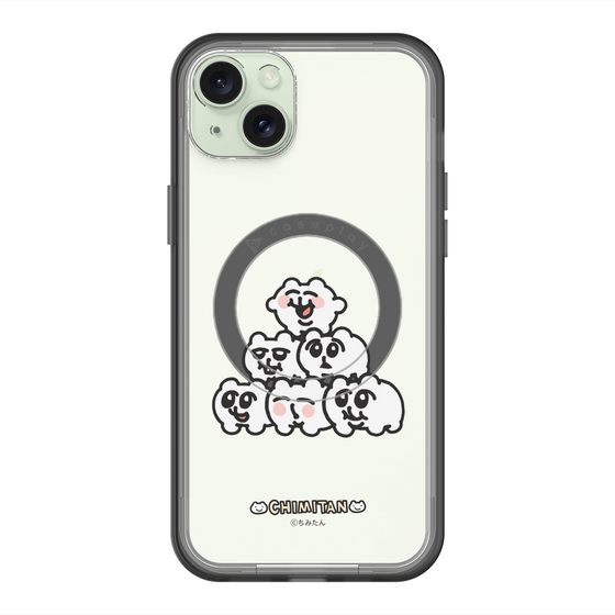 スリムプロテクションプレミアムケース with MagSafe［ ちみたん - ピラミッド ］