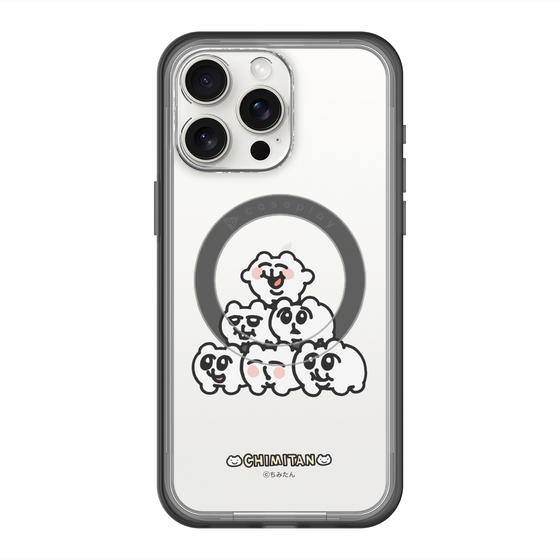 スリムプロテクションプレミアムケース with MagSafe［ ちみたん - ピラミッド ］