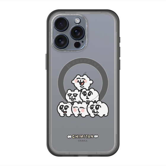 スリムプロテクションプレミアムケース with MagSafe［ ちみたん - ピラミッド ］