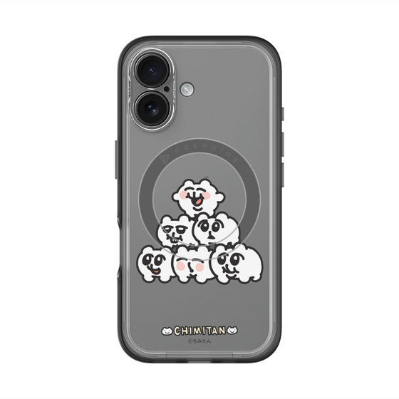 スリムプロテクションプレミアムケース with MagSafe［ ちみたん - ピラミッド ］