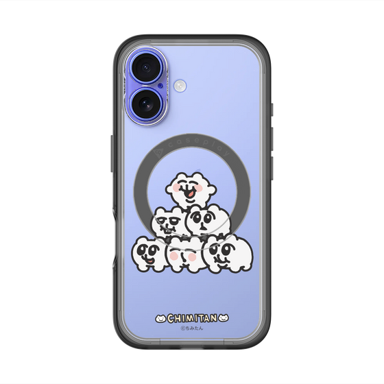 スリムプロテクションプレミアムケース with MagSafe［ ちみたん - ピラミッド ］