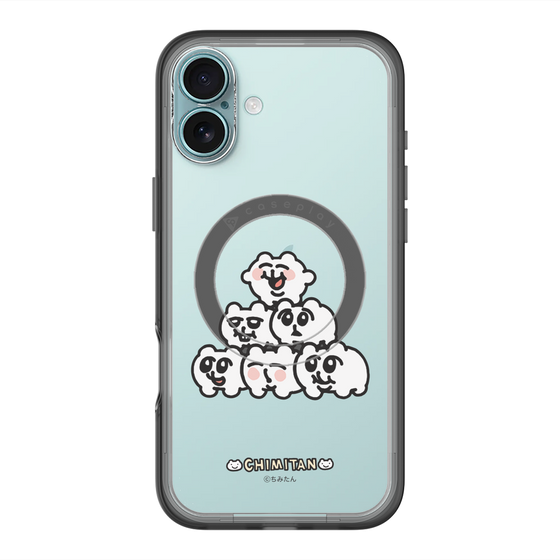 スリムプロテクションプレミアムケース with MagSafe［ ちみたん - ピラミッド ］