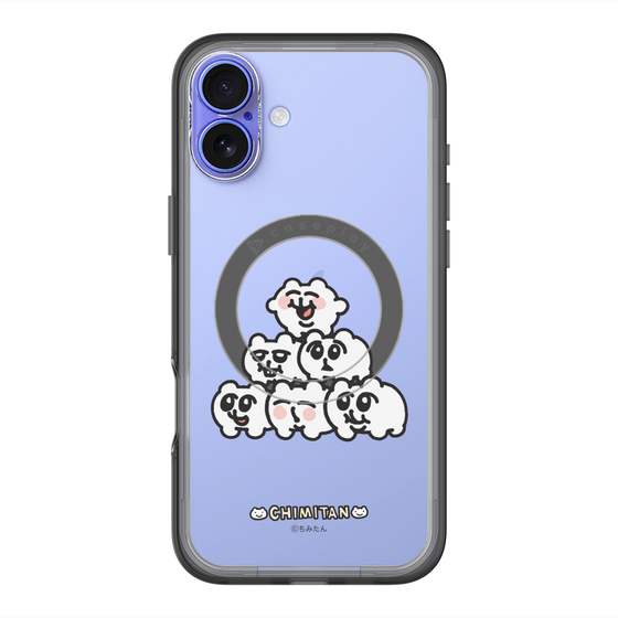 スリムプロテクションプレミアムケース with MagSafe［ ちみたん - ピラミッド ］
