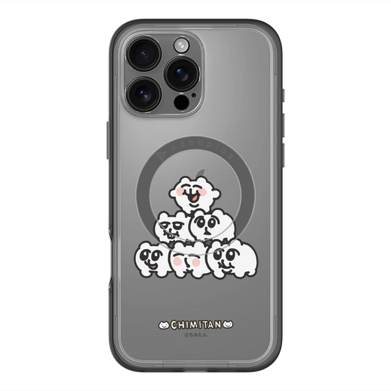 スリムプロテクションプレミアムケース with MagSafe［ ちみたん - ピラミッド ］