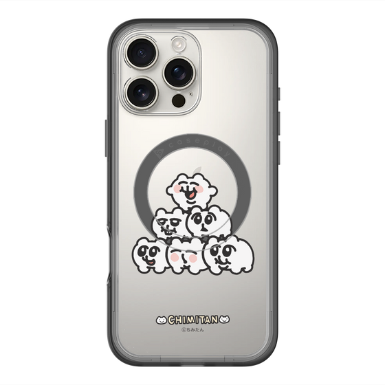 スリムプロテクションプレミアムケース with MagSafe［ ちみたん - ピラミッド ］