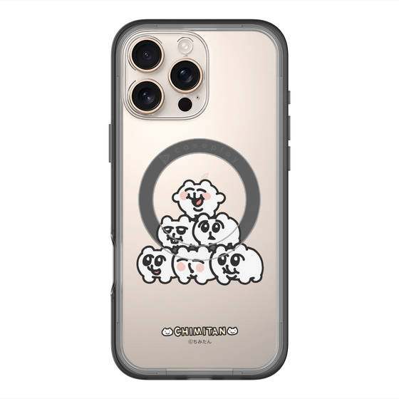 スリムプロテクションプレミアムケース with MagSafe［ ちみたん - ピラミッド ］