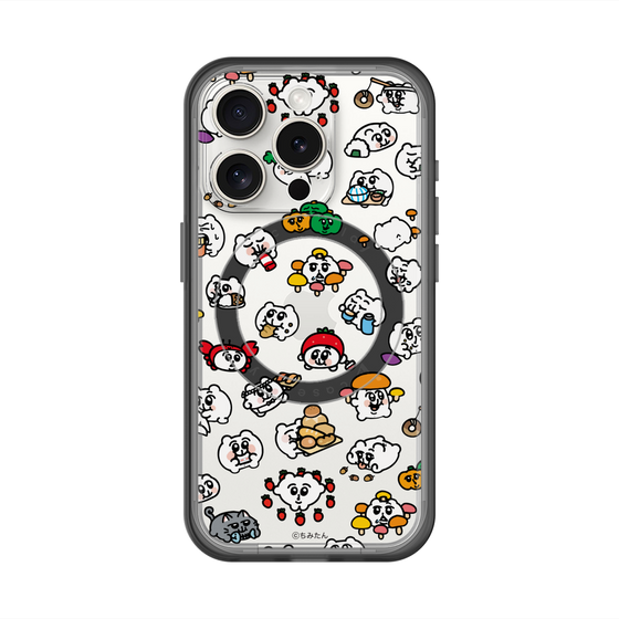 スリムプロテクションプレミアムケース with MagSafe［ ちみたん - ちみたんがいっぱい - 食べ物編 ］