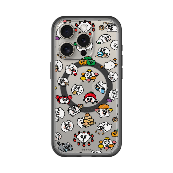スリムプロテクションプレミアムケース with MagSafe［ ちみたん - ちみたんがいっぱい - 食べ物編 ］