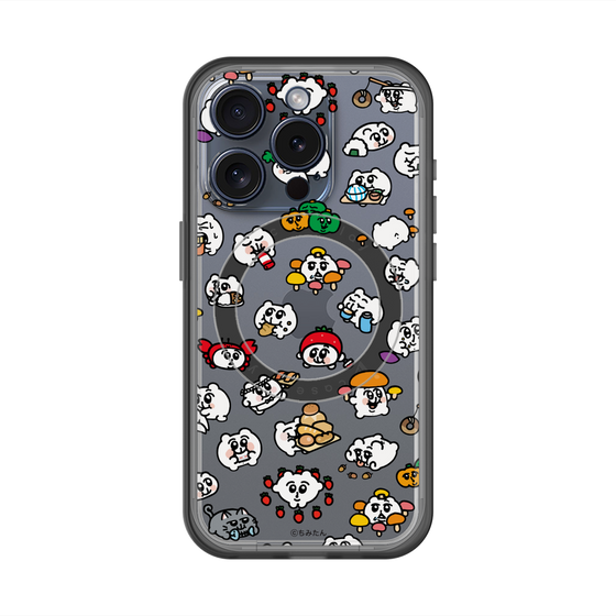 スリムプロテクションプレミアムケース with MagSafe［ ちみたん - ちみたんがいっぱい - 食べ物編 ］