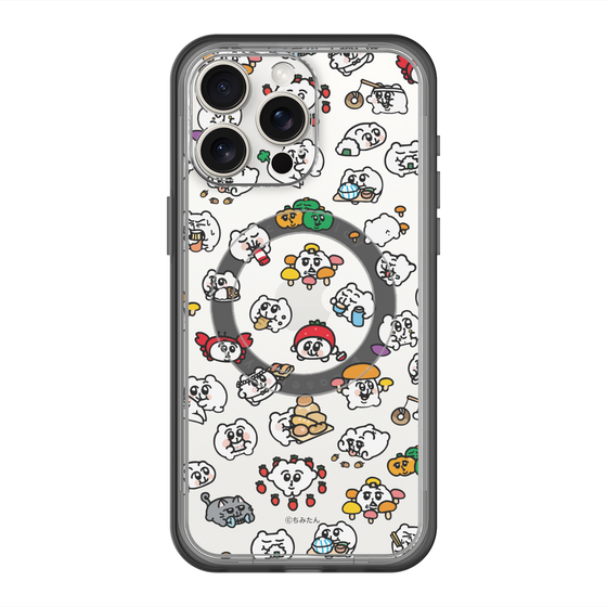 スリムプロテクションプレミアムケース with MagSafe［ ちみたん - ちみたんがいっぱい - 食べ物編 ］