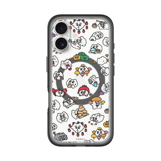 スリムプロテクションプレミアムケース with MagSafe［ ちみたん - ちみたんがいっぱい - 食べ物編 ］