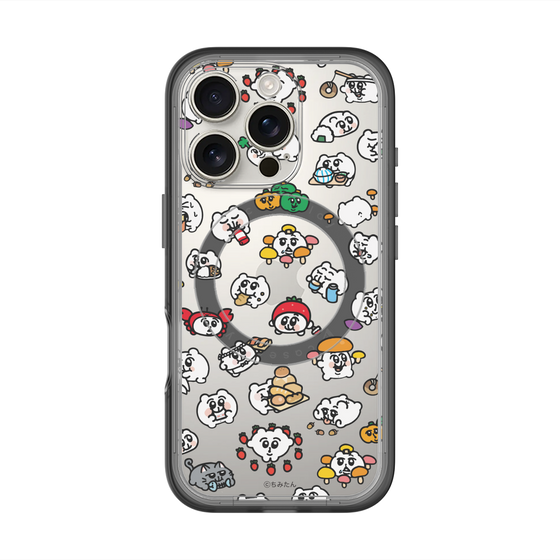 スリムプロテクションプレミアムケース with MagSafe［ ちみたん - ちみたんがいっぱい - 食べ物編 ］