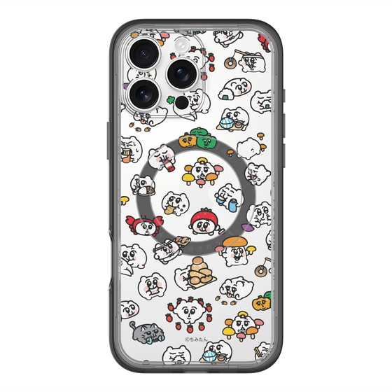 スリムプロテクションプレミアムケース with MagSafe［ ちみたん - ちみたんがいっぱい - 食べ物編 ］