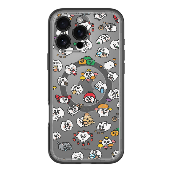 スリムプロテクションプレミアムケース with MagSafe［ ちみたん - ちみたんがいっぱい - 食べ物編 ］