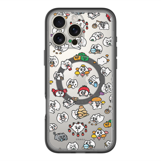 スリムプロテクションプレミアムケース with MagSafe［ ちみたん - ちみたんがいっぱい - 食べ物編 ］