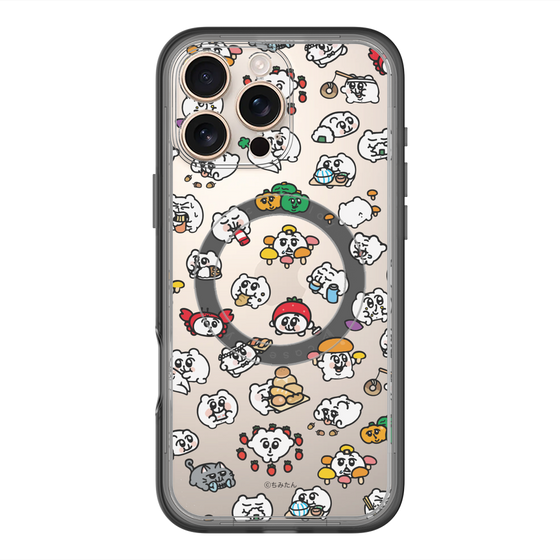 スリムプロテクションプレミアムケース with MagSafe［ ちみたん - ちみたんがいっぱい - 食べ物編 ］