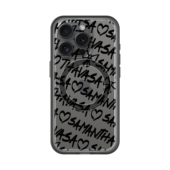 スリムプロテクションプレミアムケース with MagSafe［ Samantha Thavasa - スクリッタ - クリア ］