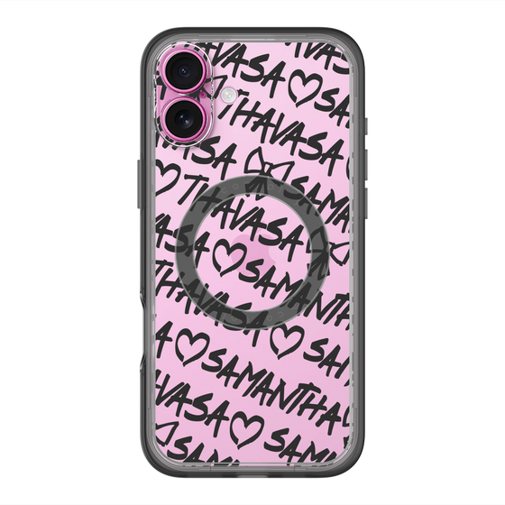 スリムプロテクションプレミアムケース with MagSafe［ Samantha Thavasa - スクリッタ - クリア ］