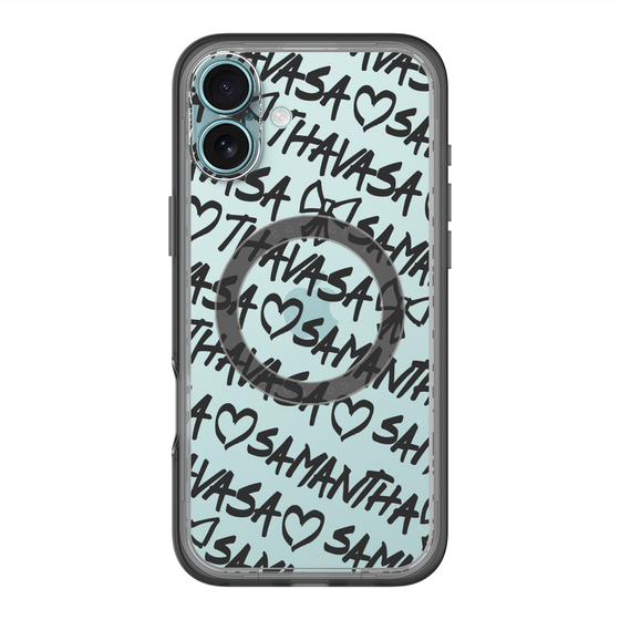スリムプロテクションプレミアムケース with MagSafe［ Samantha Thavasa - スクリッタ - クリア ］
