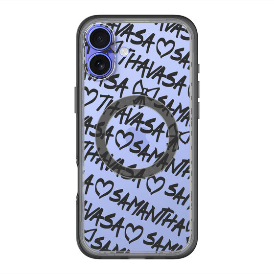 スリムプロテクションプレミアムケース with MagSafe［ Samantha Thavasa - スクリッタ - クリア ］
