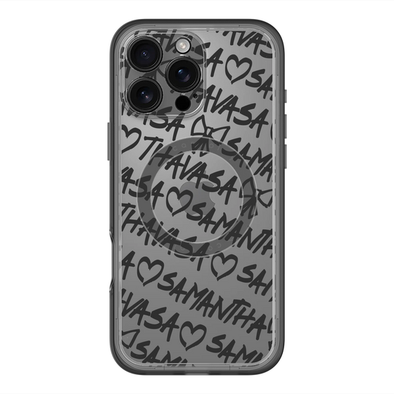 スリムプロテクションプレミアムケース with MagSafe［ Samantha Thavasa - スクリッタ - クリア ］