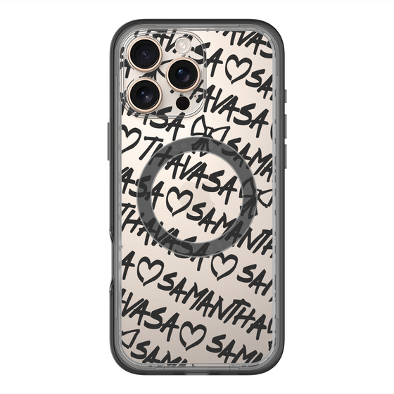 スリムプロテクションプレミアムケース with MagSafe［ Samantha Thavasa - スクリッタ - クリア ］