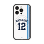 スリムプロテクションプレミアムケース with MagSafe［ 埼玉西武ライオンズ- #12 WATANABE - ホーム ］