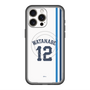 スリムプロテクションプレミアムケース with MagSafe［ 埼玉西武ライオンズ- #12 WATANABE - ホーム ］