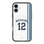 スリムプロテクションプレミアムケース with MagSafe［ 埼玉西武ライオンズ- #12 WATANABE - ホーム ］