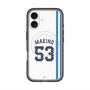 スリムプロテクションプレミアムケース with MagSafe［ 埼玉西武ライオンズ- #53 MAKINO - ホーム ］