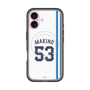 スリムプロテクションプレミアムケース with MagSafe［ 埼玉西武ライオンズ- #53 MAKINO - ホーム ］