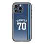 スリムプロテクションプレミアムケース with MagSafe［ 埼玉西武ライオンズ- #70 MAMEDA - ビジター ］