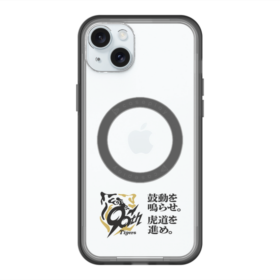 スリムプロテクションプレミアムケース with MagSafe［ 阪神タイガース - 90周年ロゴ - キャッチコピー ］