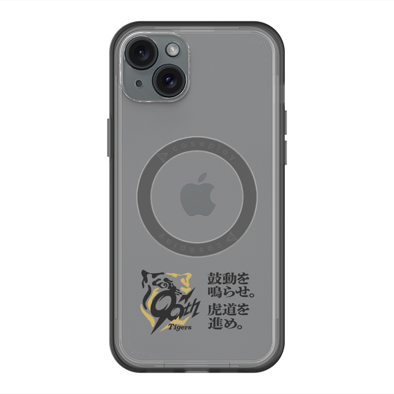 スリムプロテクションプレミアムケース with MagSafe［ 阪神タイガース - 90周年ロゴ - キャッチコピー ］